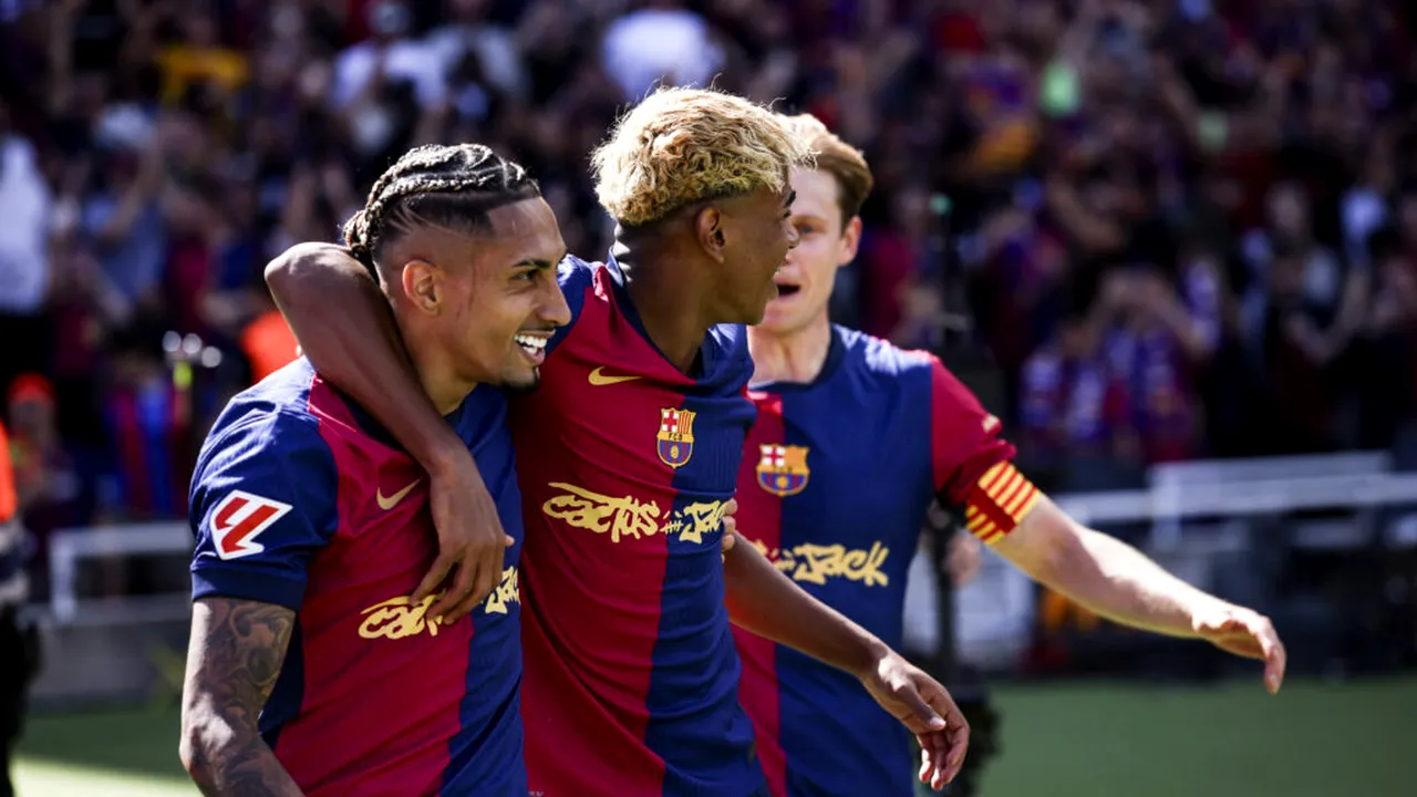 FC Barcelona rămâne lider în La Liga după două etape, fără gol primit. Unde se află echipele românilor Radu și Rațiu