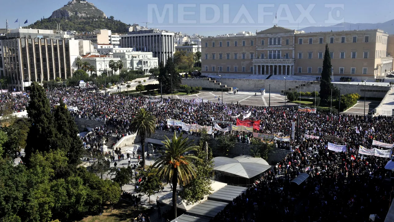 Grevă generală vineri şi sâmbătă în Grecia, împotriva noilor măsuri de austeritate