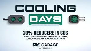 PC Garage Cooling Days – 20% reducere în coş pentru carcase, surse, coolere şi ventilatoare