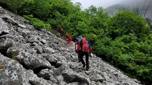 Trei turişti belgieni, blocaţi în zona Acele Cleopatrei din Munţii Făgăraş
