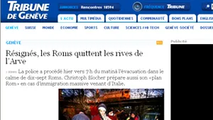 Evacuarea romilor de sub podurile din Geneva, detaliată de presa elveţiană