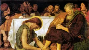 Papa Francisc a spălat şi sărutat picioarele deţinuţilor italieni, urmându-i gestul lui Iisus Christos faţă de apostoli 