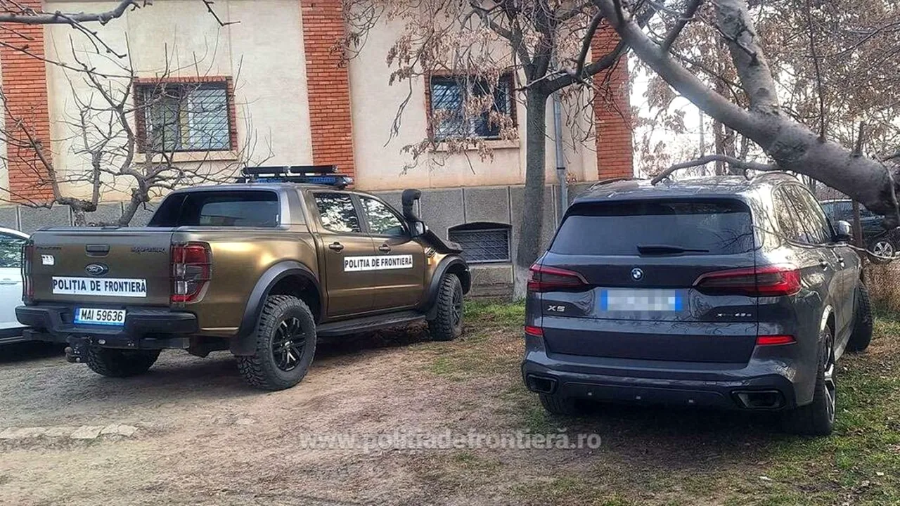 Bolid de lux furat din Italia, descoperit la Vama Albița