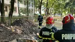 Conductă de gaz spartă în Pitești. Pompierii au intervenit pe strada Constructorilor