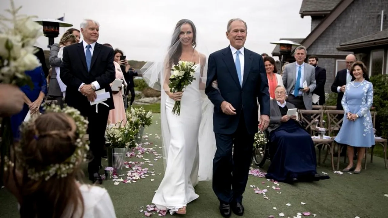 Barbara Bush, fiica lui George W. Bush, s-a căsătorit în secret | FOTO