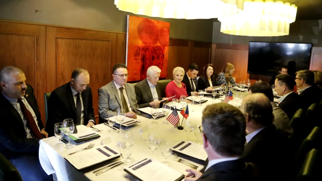 Dăncilă, întrevedere cu companiile americane care au investit în România. Discuţii despre legislaţia privind Parteneriatul Public Privat