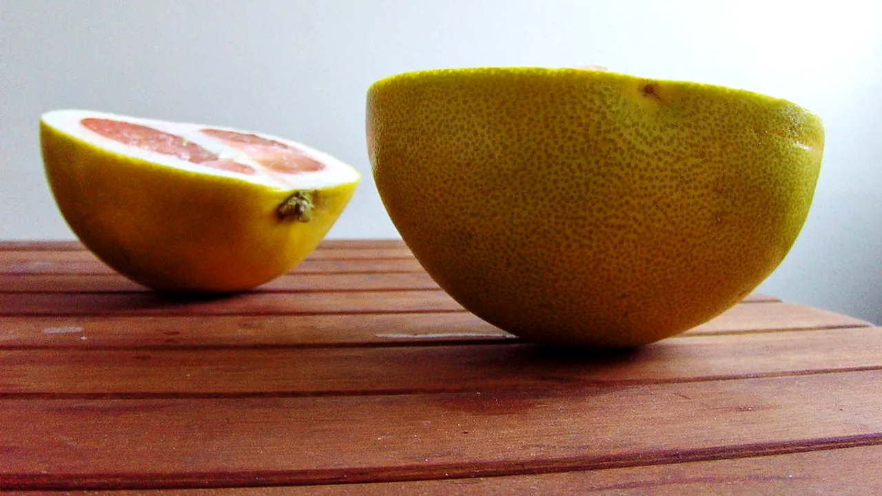 Pomelo din China cu pesticide, retras de la vânzare