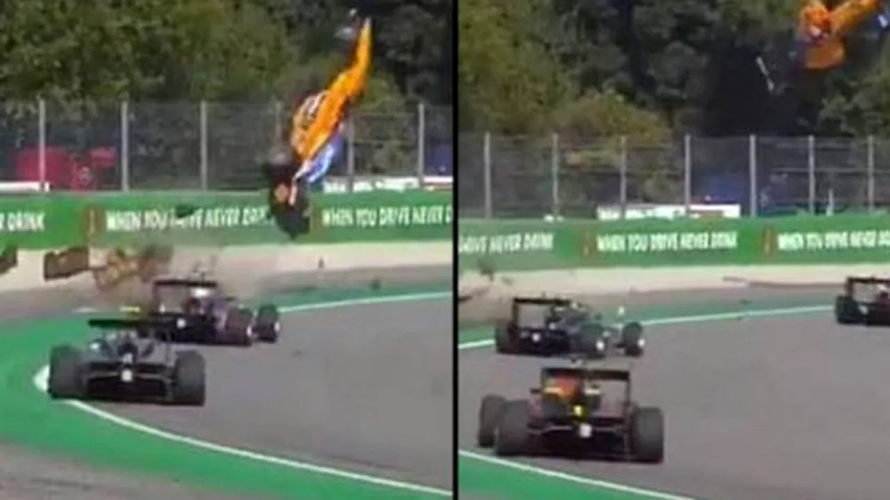 Un pilot de Formula 3 a avut parte de un accident grav la Grand Prix-ul Italiei. VIDEO de la momentul în care monopostul s-a răsucit
