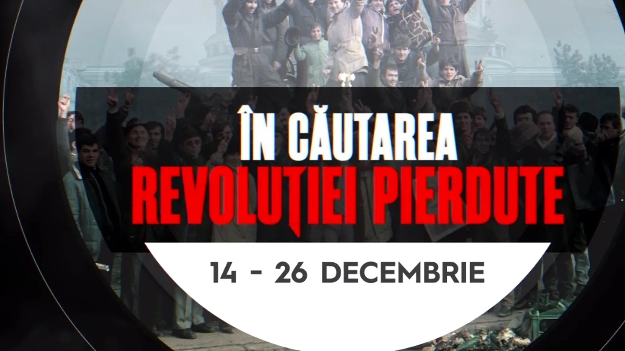 Vezi filmul revoluţiei, în fiecare zi, din 14 până în 26 decembrie, la Aleph News