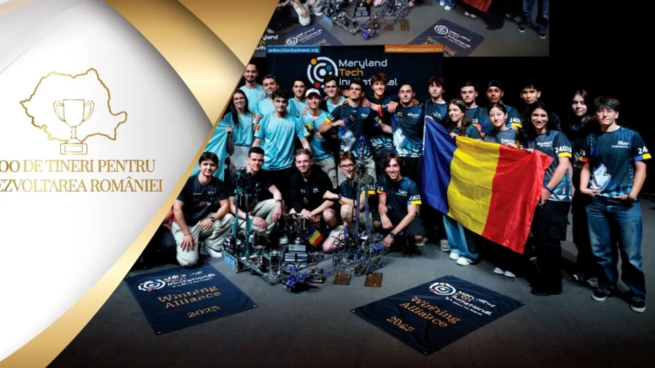 Tinerii din echipa TehnoZ au devenit campioni mondiali la robotică: „Vrem să facem din acest domeniu ceva mai important în România”