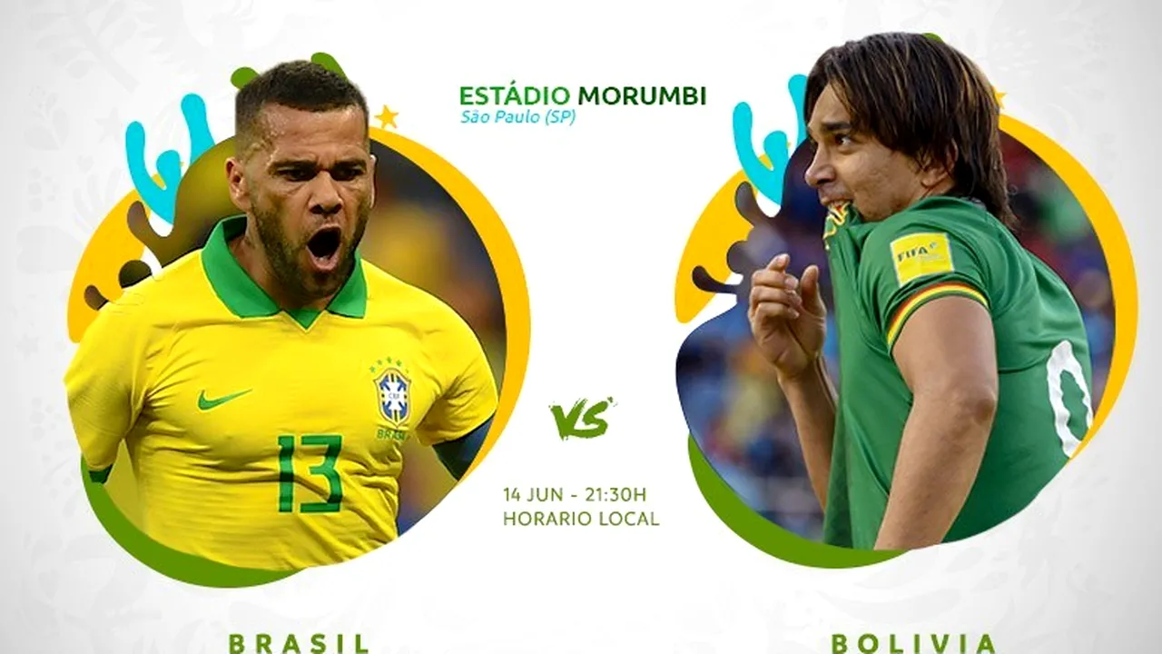 Brazilia a câştigat meciul inaugural de la Copa America 2019, scor 3-0, contra Boliviei