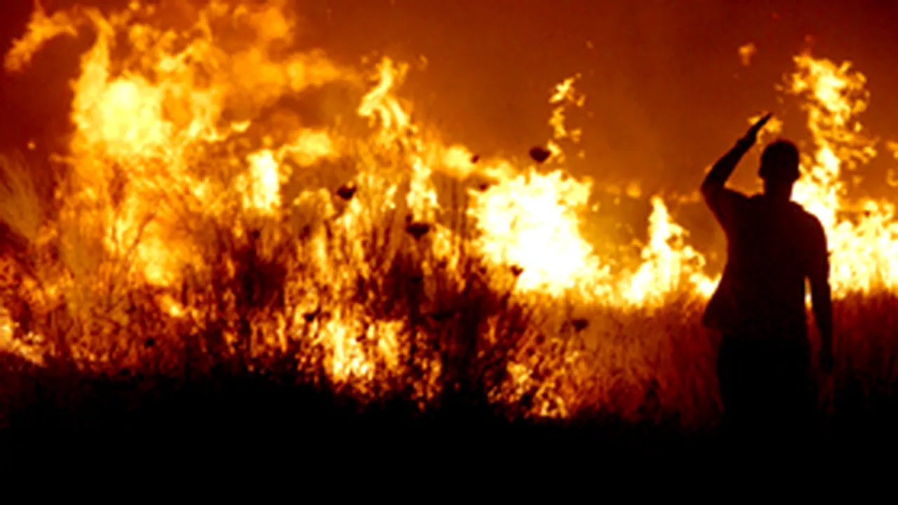 Crica 20 de incendii, declanşate în sudul Italiei