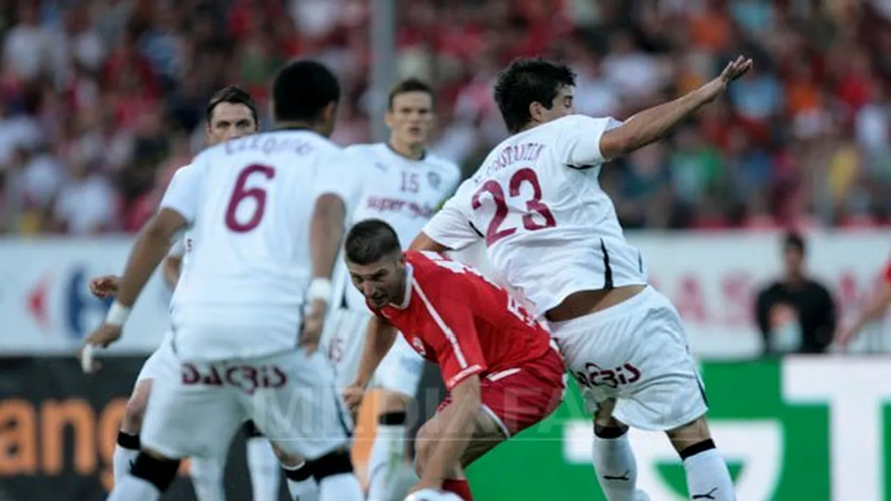 Dinamo a învins Rapid, scor 3-2, în derbiul etapei a IV-a a Ligii I