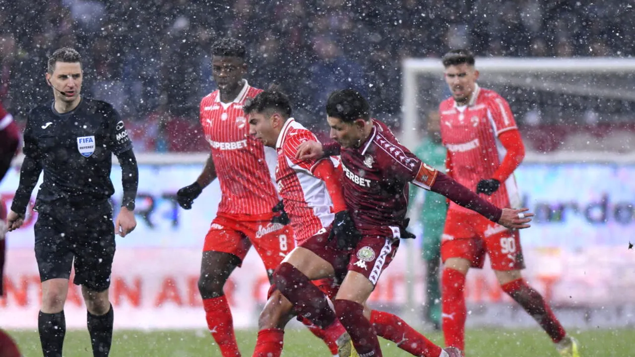 Rapid învinge Dinamo cu 2-1 în derby-ul etapei