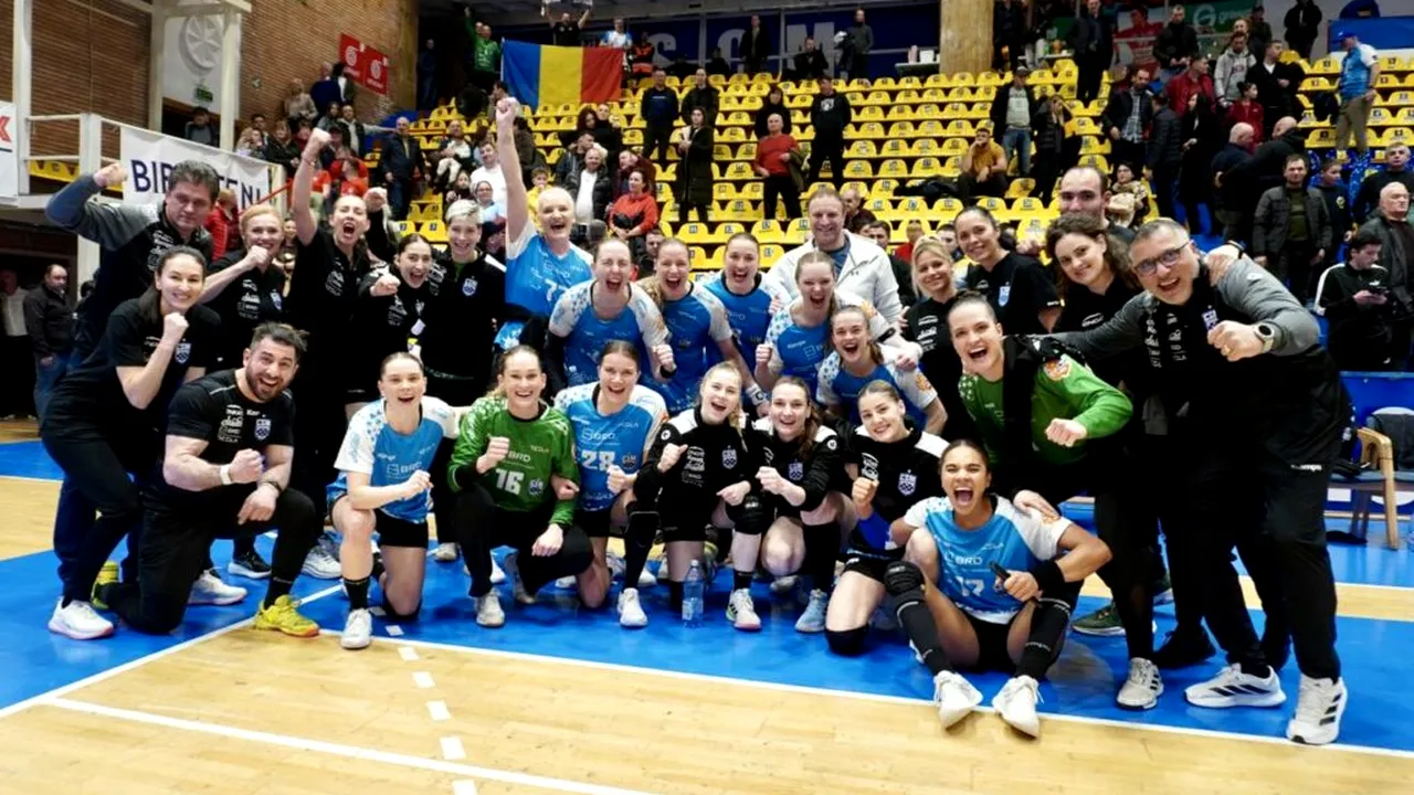 CSM București învinge SCM Râmnicu Vâlcea și revine pe primul loc în Liga Florilor la handbal feminin