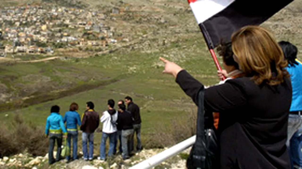 Siria vrea recuperarea platoului Golan