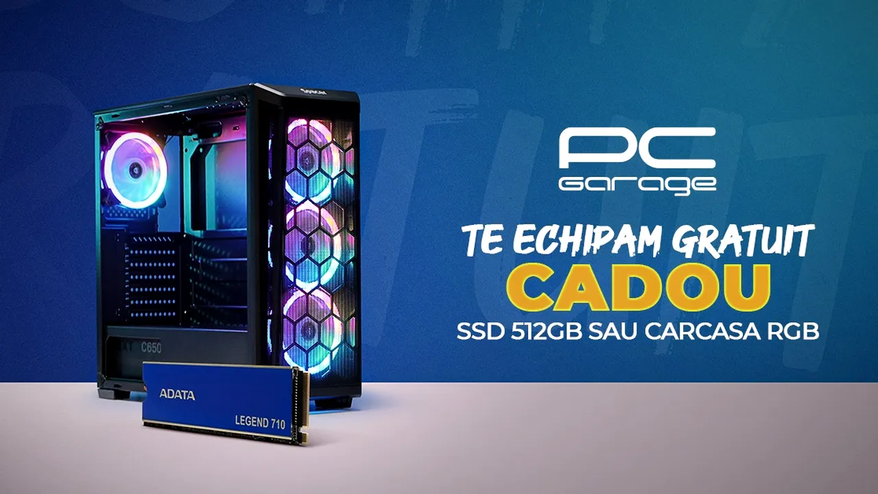 PC Garage te echipează gratuit 