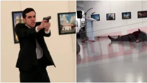 VIDEO Ambasadorul Rusiei în Turcia, împuşcat mortal/ Atacatorul, un fost poliţist, a strigat: Nu uitaţi de Alep / Vladimir Putin şi Dmitri Medvedev ameninţă cu o ripostă dură 