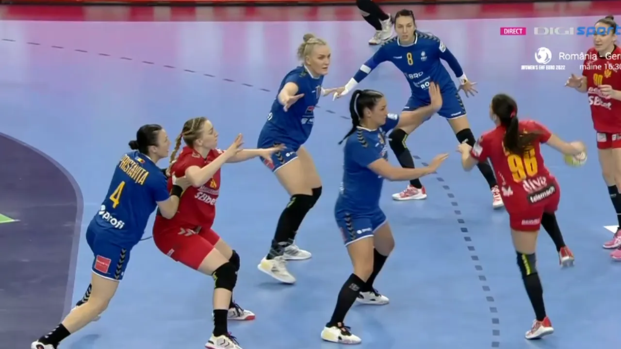 România a fost învinsă dramatic de Muntenegru, la Europenele de handbal. Drumul tricolorelor spre semifinale a fost blocat
