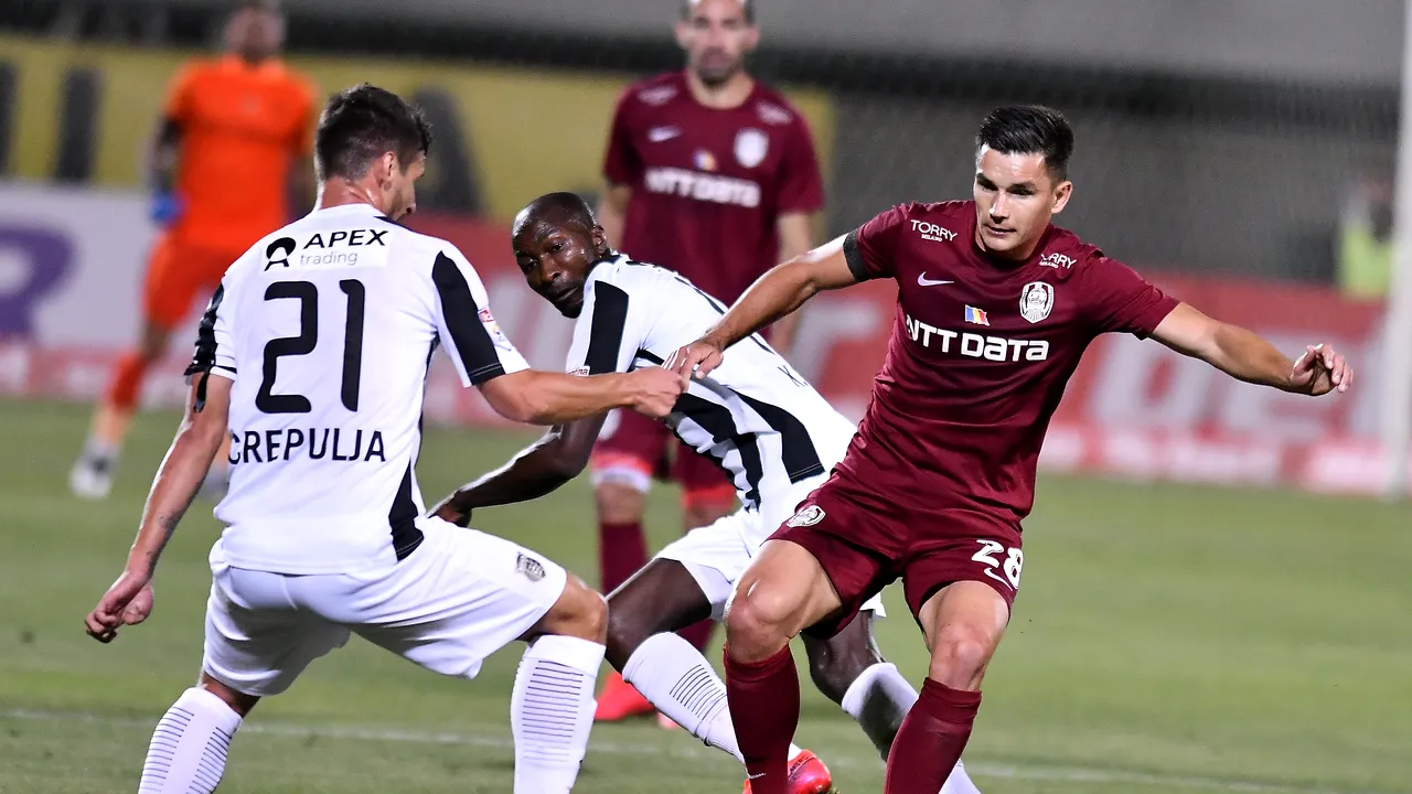 CFR Cluj ratează ocazia de a trece în fruntea clasamentului