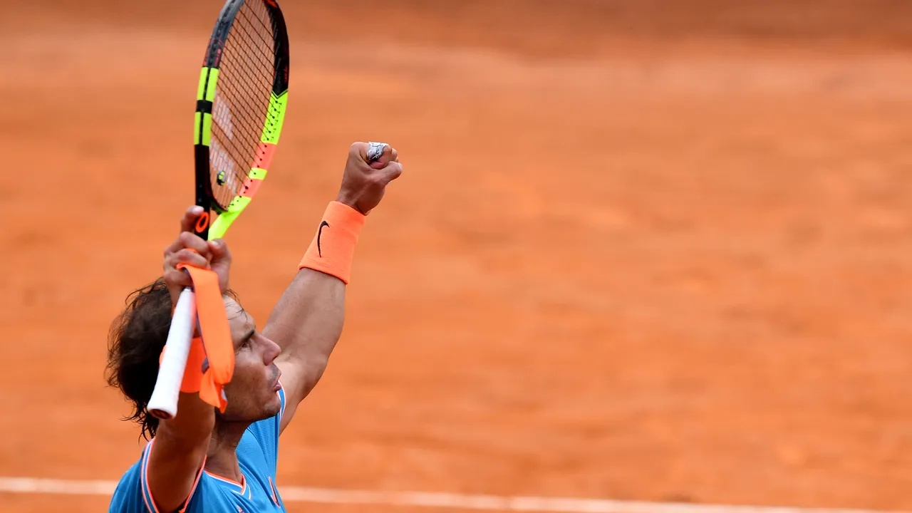 Un nou RECORD pentru Rafael Nadal: A câştigat pentru a NOUA oară titlul la Roma, după o finală SPECTACULOASĂ cu Novak Djokovic 