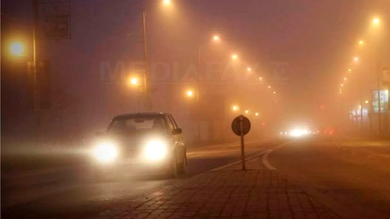 AVERTIZARE METEO: Ceaţă în şapte judeţe din centrul ţării