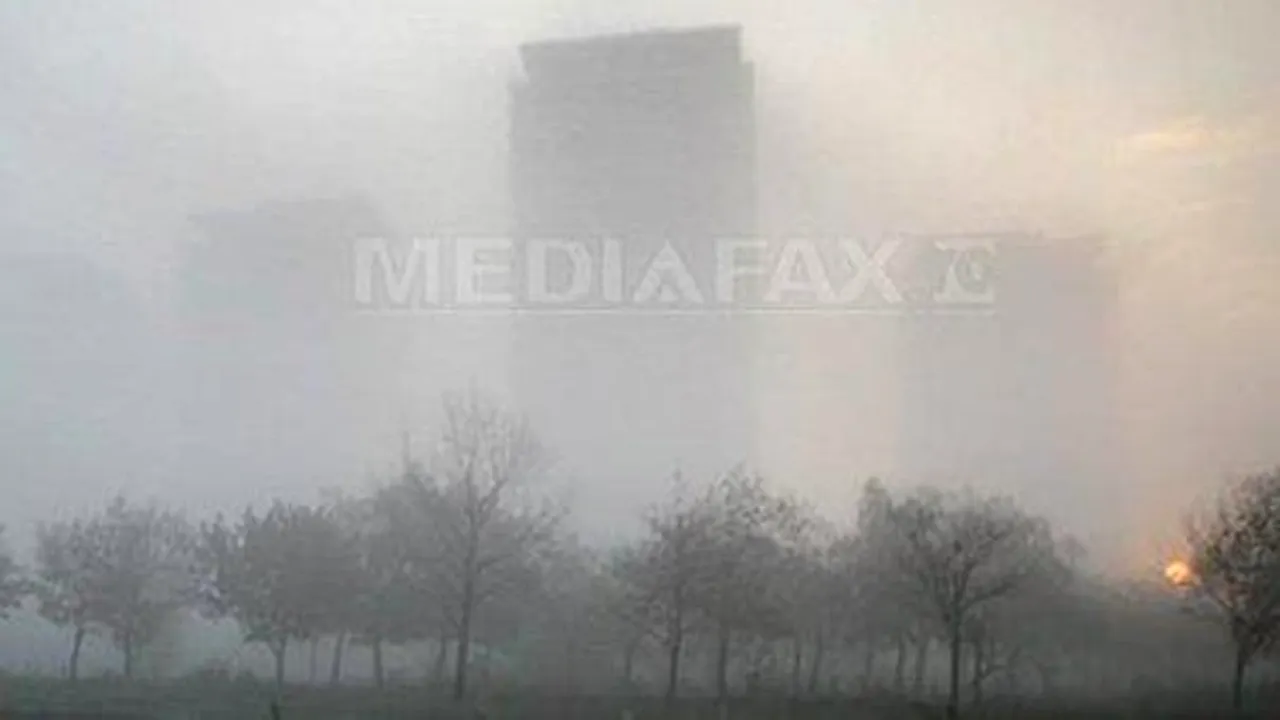 COD GALBEN de ceaţă în Bucureşti şi alte două judeţe din ţară