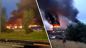 FOTO, VIDEO | Un incendiu puternic a afectat un depozit din oraşul britanic Glasgow