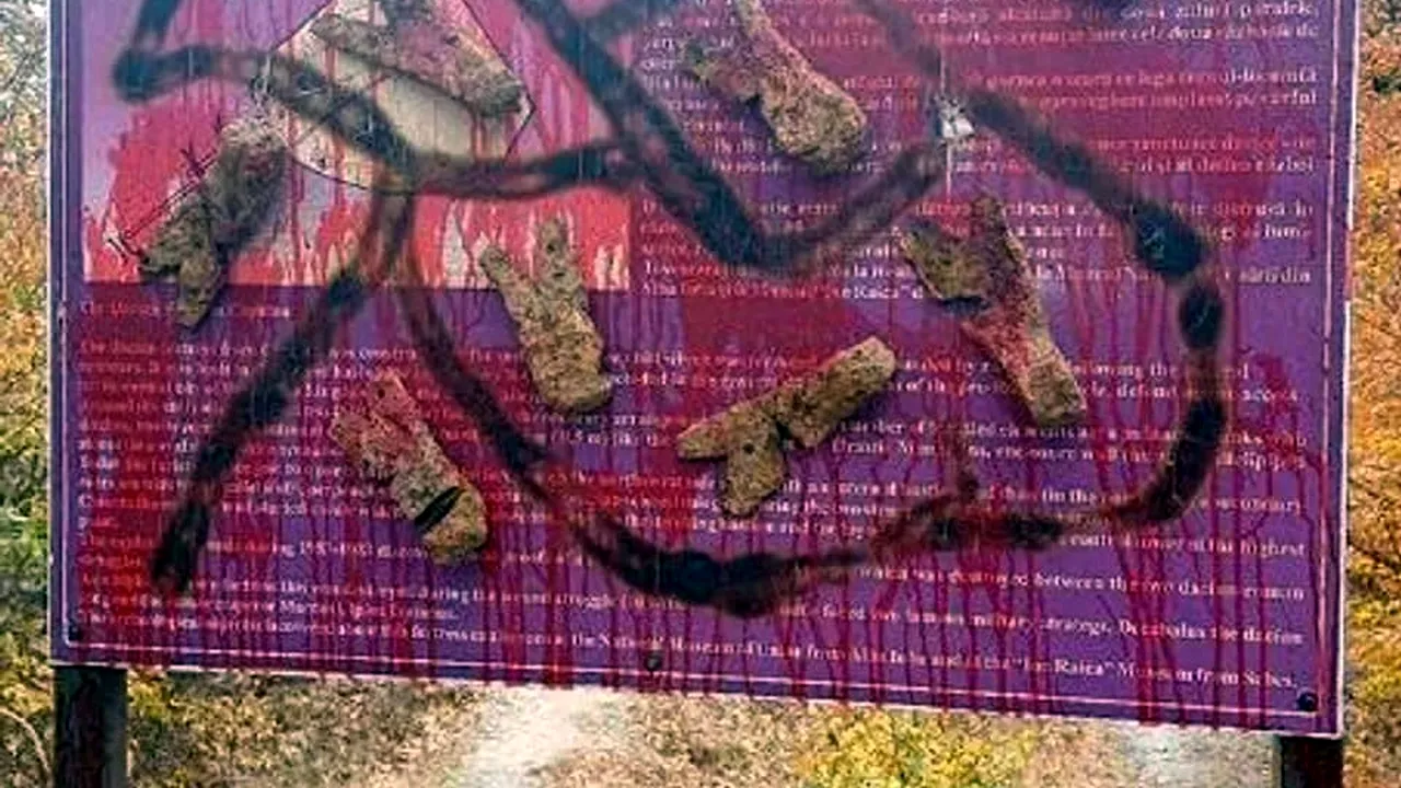 Alba: Anchetă după vandalizarea Cetăţii UNESCO de la Căpâlna