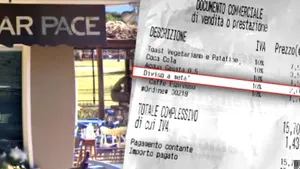 Cafenea din Italia, virală după ce a taxat un client cu 2 euro pentru a tăia un sandviş în două