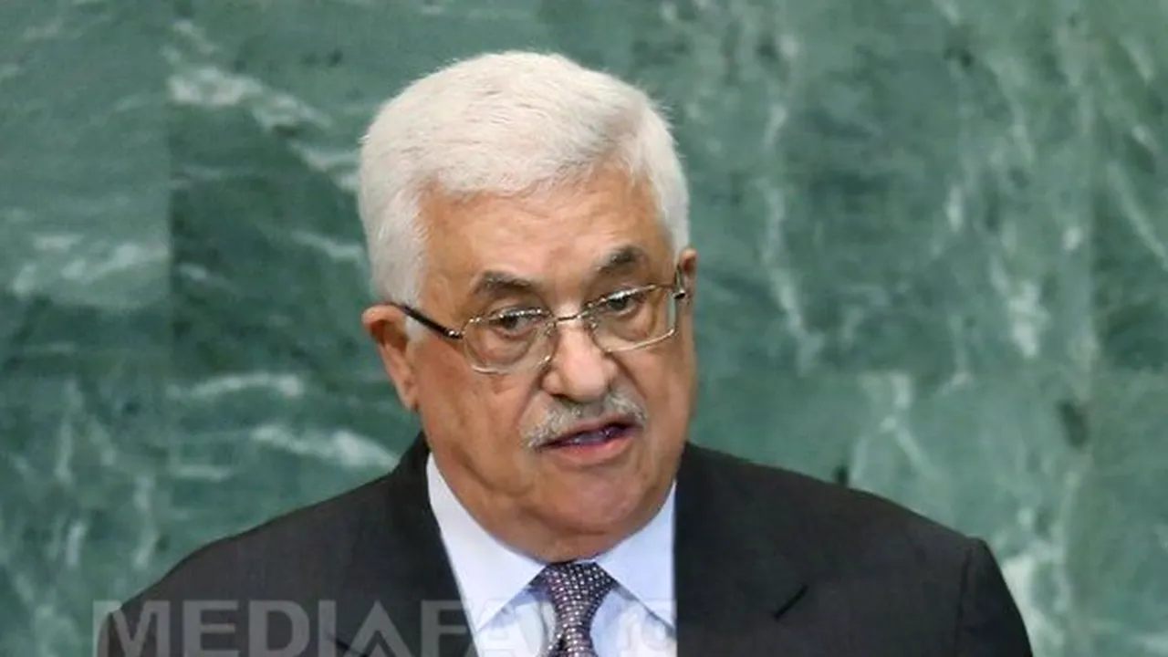 Preşedintele palestinian condamnă 