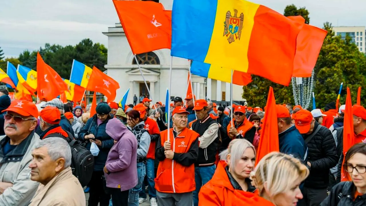 Protest la Chișinău, convocat de Blocul Patriotic. Poliția avertizează că oamenilor li se promit bani pentru a participa