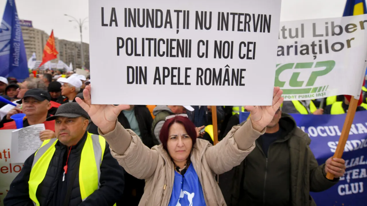 Sindicaliștii din Apele Române pregătesc proteste de amploare