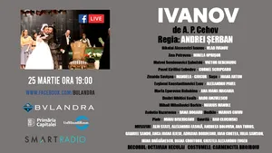 Smart #LiveFever: Azi, de la ora 19, IVANOV de la Bulandra, la tine acasă