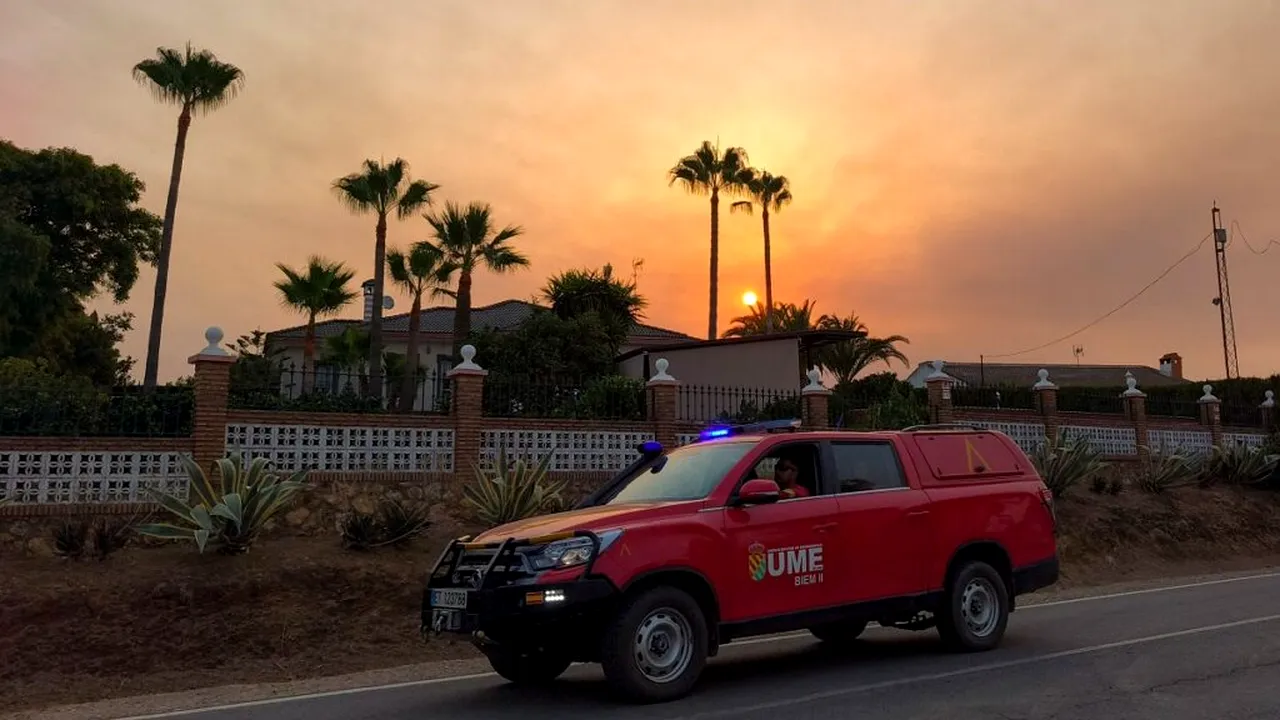 Peste o mie de persoane evacuate din cauza incendiilor din Spania, cu doar două zile înainte de eclipsă