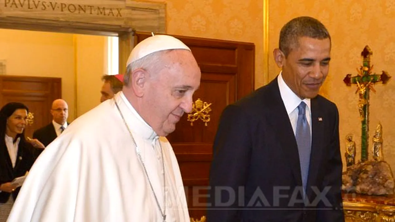 Papa Francisc l-a primit pe Barack Obama la Vatican. El i-a cerut preşedintelui respectarea, în SUA, a obiecţiei de conştiinţă pentru avort. Obama l-a invitat pe Papă în America
