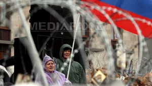 Membri ai unor miliţii proruse au ocupat Primăria unui orăşel ucrainean de pe litoralul Mării Azov