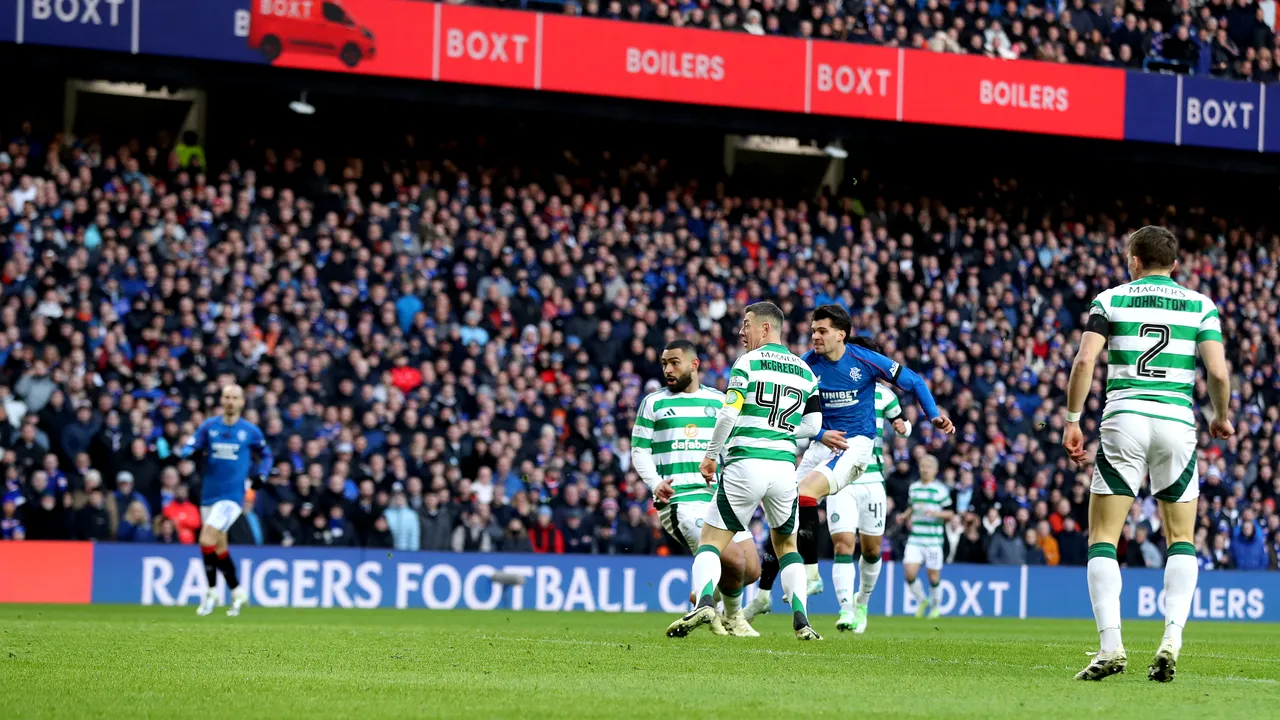 Rangers - Celtic 3-0. Ianis Hagi a fost omul meciului în derby-ul Scoţiei