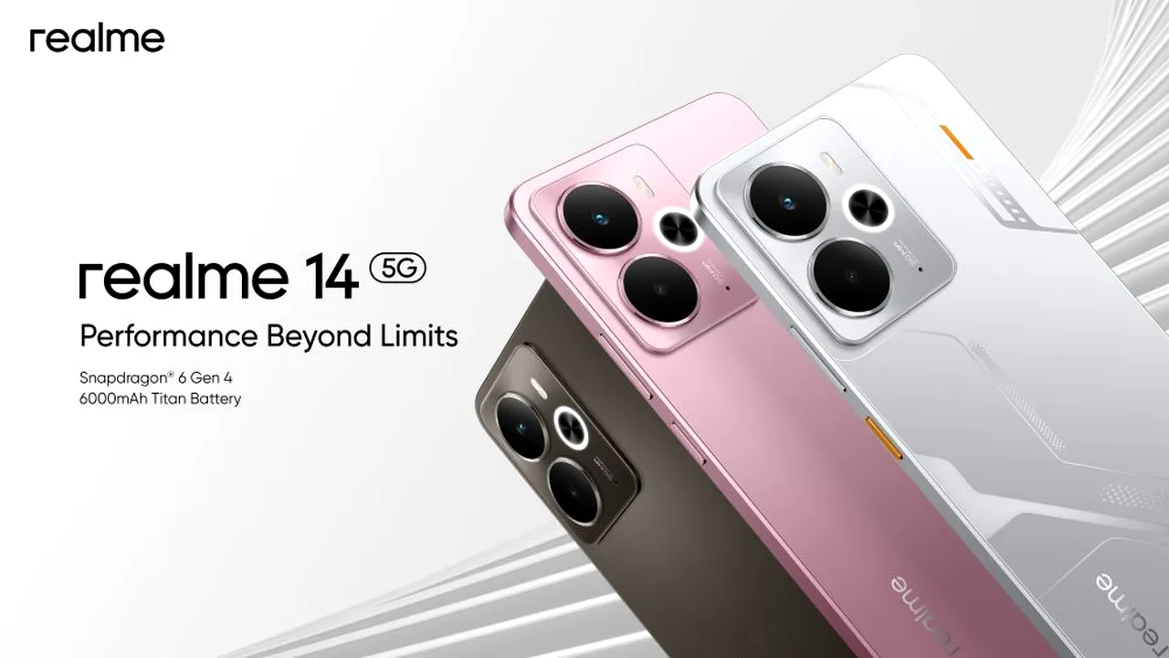 realme 14 5G – Design mecha futurist și performanță fără compromis