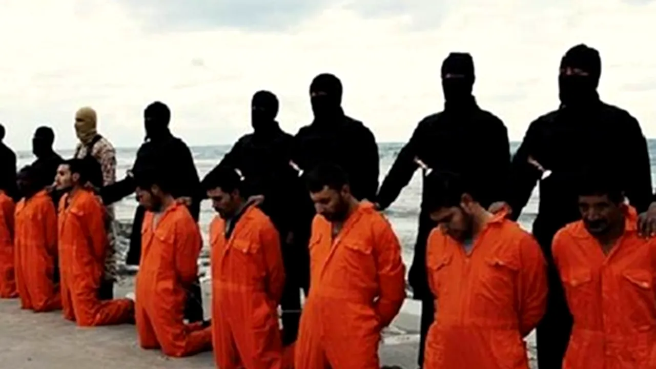 Gruparea Stat Islamic revendică decapitarea a 21 de egipteni de confesiune creştină răpiţi în Libia - FOTO