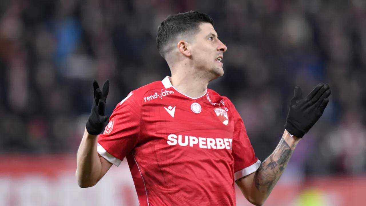 Dinamo București a reziliat contractul cu atacantul Stipe Perica
