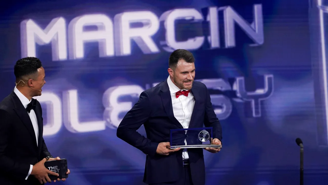 Marcin Oleksy, fotbalist amputat, a câştigat Premiul Puskas pentru cel mai frumos gol în 2022