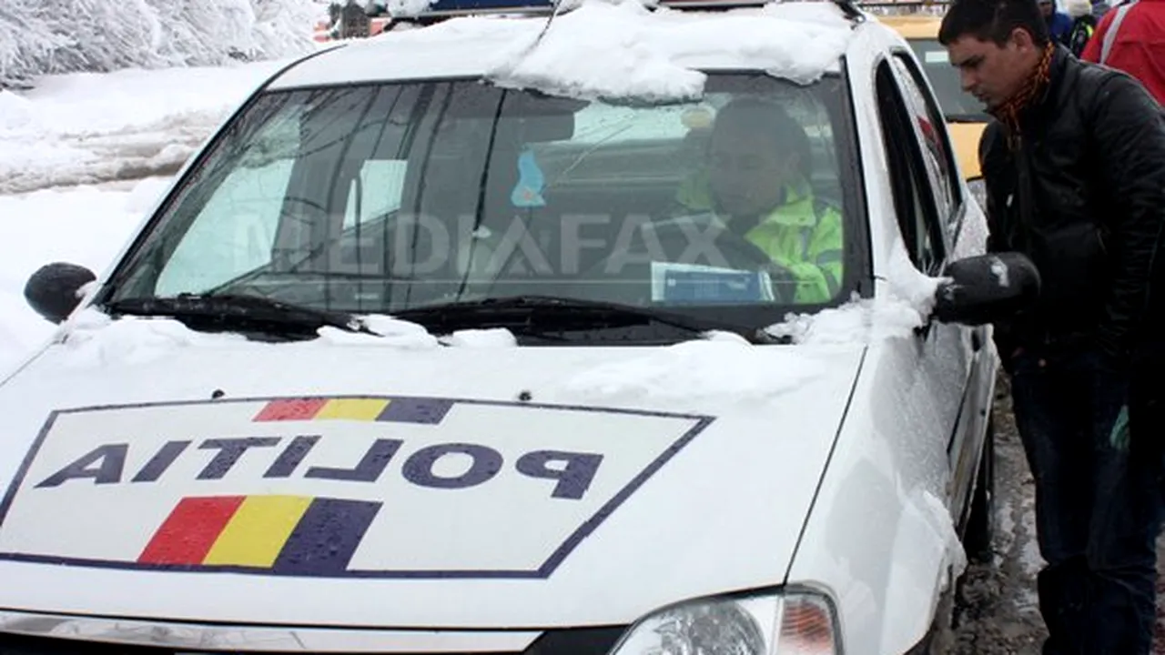 Sute de amenzi şi sancţiuni în a doua zi de Crăciun acordate de Poliţia Rutieră
