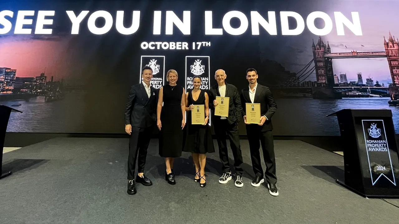 Eden Capital, dublu premiat la Romanian Property Awards & calificat la International Property Awards