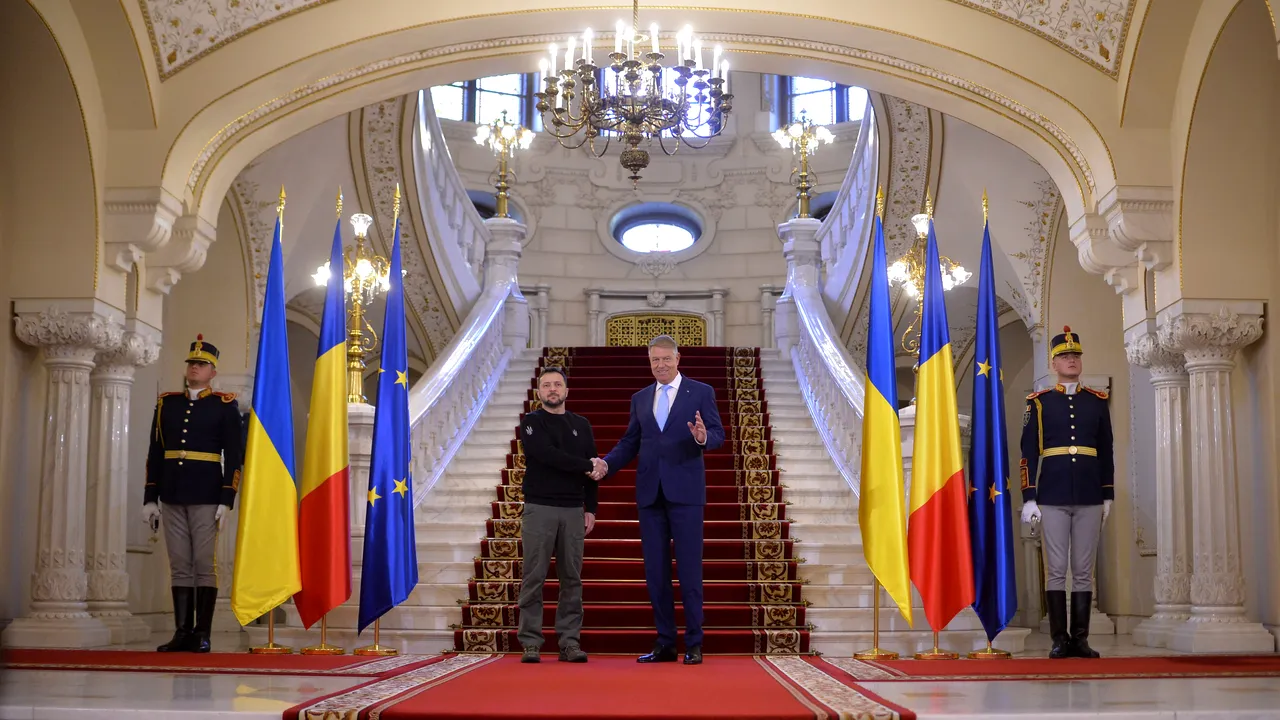Zelenski, la Cotroceni: „Am convenit paşi comuni care să ne permită apărarea porturilor”