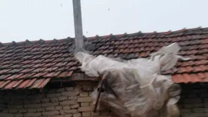 Bătrâni bătuţi de hoţi în propria casă. Intraseră prin acoperiş