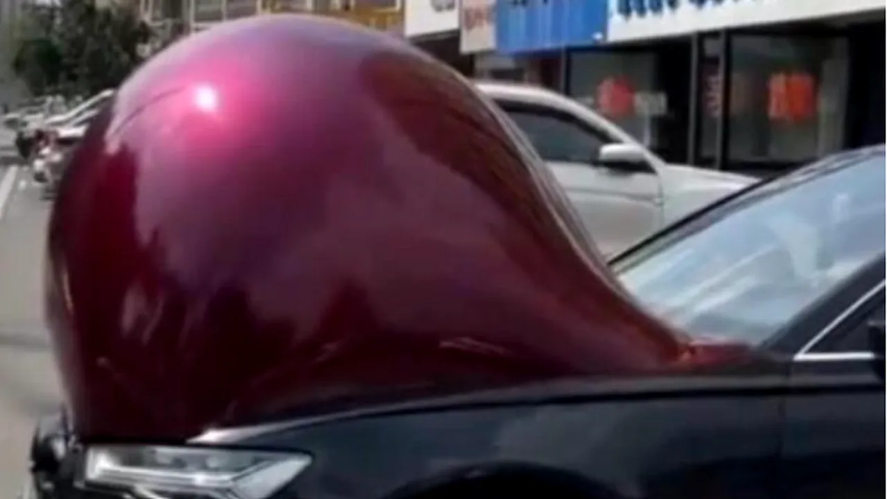 Cazul ciudat al maşinilor „însărcinate” din China: automobilele fac burtă din pricina căldurii