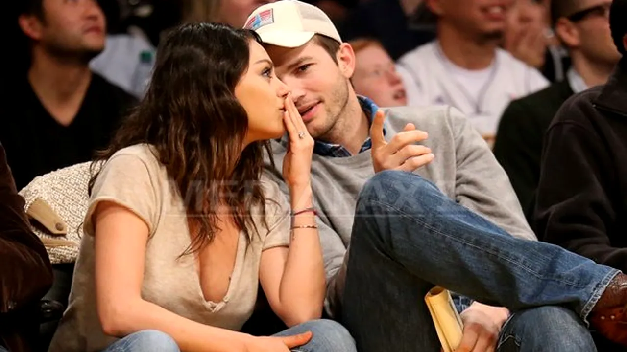 Ashton Kutcher şi Mila Kunis s-au căsătorit - presă