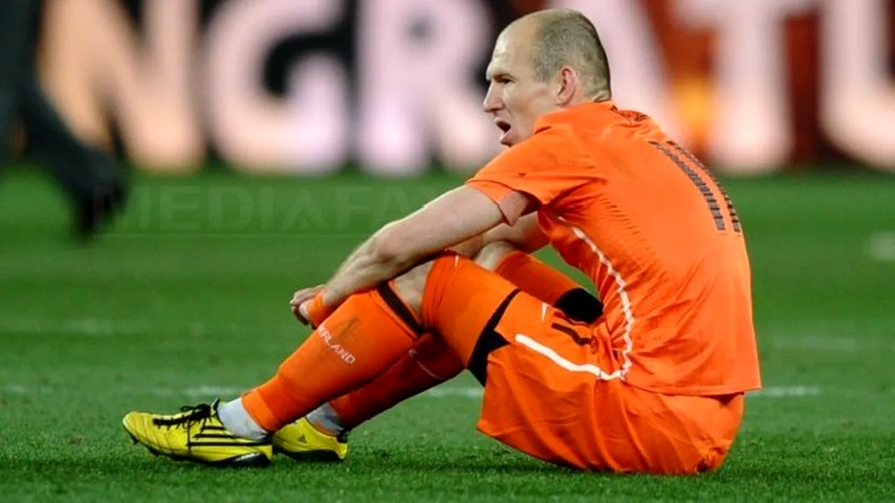 Arjen Robben va fi indisponibil şase săptămâni