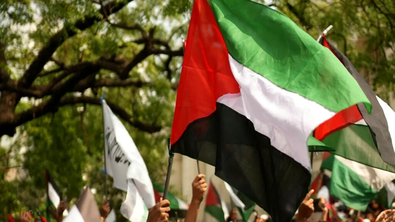 Demonstrație pro-Palestina duminică în București. Jandarmeria Capitalei anunță măsuri speciale de ordine publică în zona TNB